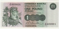 Clydesdale Bank Plc 1 And 5 Pounds 1 Pound, 29. 3.1982